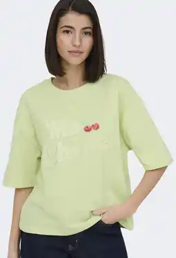 Wehkamp JDY T-shirt lichtgroen aanbieding