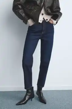 Wehkamp Mango highwaist slim fit jeans dark blue denim aanbieding