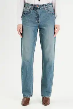 Wehkamp Cache Cache straight leg jeans dirty blue aanbieding