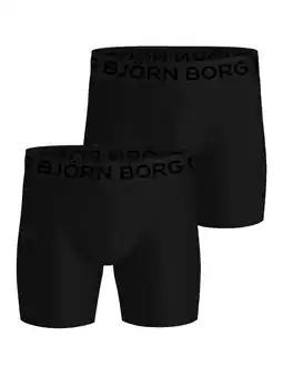 Wehkamp Björn Borg sportboxershort - zwart (set van 2) aanbieding