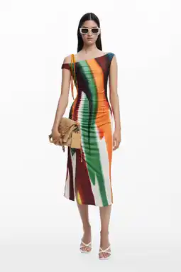 Wehkamp Desigual off shoulder jurk multi aanbieding