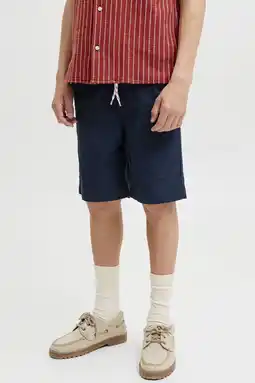Wehkamp JACK & JONES JUNIOR regular bermuda short donkerblauw aanbieding