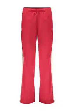 Wehkamp Geisha wide leg regularwaist broek rood aanbieding