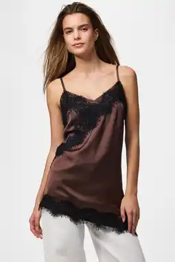 Wehkamp PIECES top bruin aanbieding