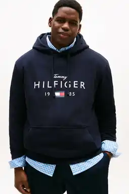 Wehkamp Tommy Hilfiger Big & Tall hoodie Plus Size donkerblauw aanbieding