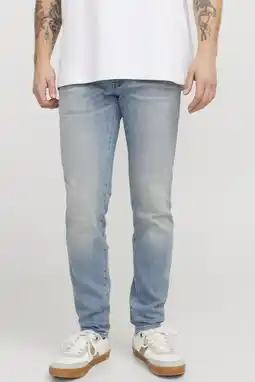 Wehkamp JACK & JONES JEANS INTELLIGENCE JJIGLENN JJLUKE slim fit jeans blue denim aanbieding