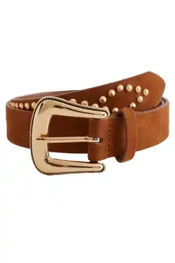 Wehkamp WE Fashion riem met studs bruin aanbieding