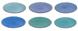 Wehkamp Cookinglife Dinerborden Delice Blauw ø 26,5 cm - 6 stuks aanbieding