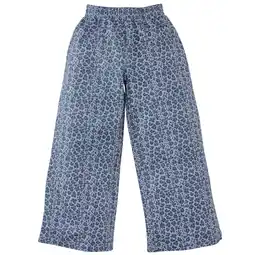 Wehkamp Z8 kids wide leg jeans Selin panterprint blauw aanbieding