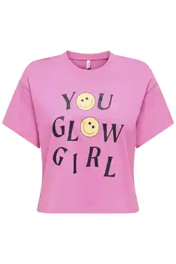 Wehkamp KIDS ONLY GIRL T-shirt roze aanbieding