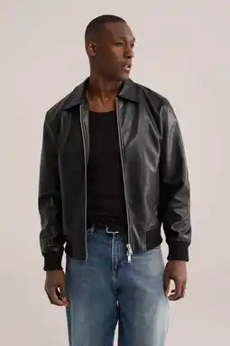 Wehkamp WE Fashion imitatieleren jas zwart aanbieding