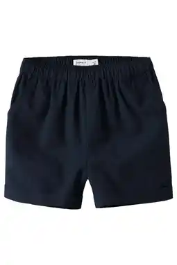 Wehkamp NAME IT MINI regularwaist casual short donkerblauw aanbieding