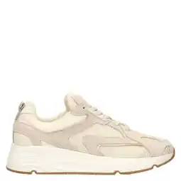 Wehkamp Manfield chunky suède sneakers - beige aanbieding