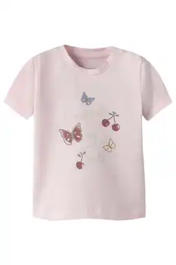 Wehkamp NAME IT BABY T-shirt roze aanbieding