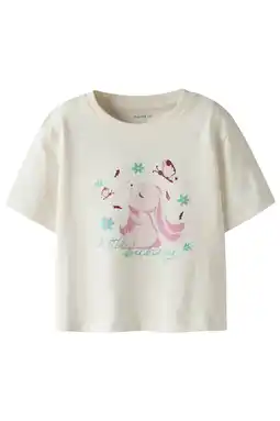 Wehkamp NAME IT MINI T-shirt lichtgeel aanbieding