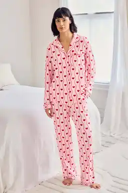 Wehkamp Chelsea Peers pyjama roze/rood aanbieding