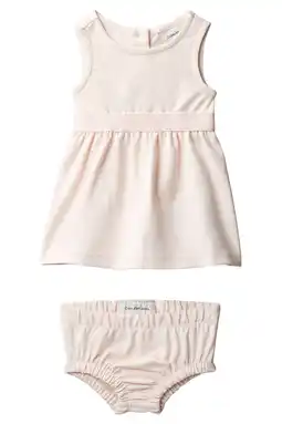Wehkamp Calvin Klein jurk met bloomer ecru aanbieding
