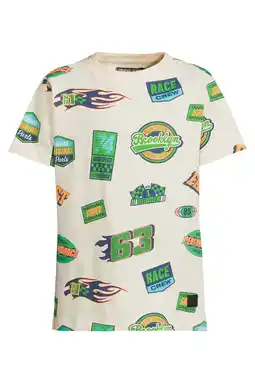 Wehkamp Orange Stars T-shirt wit aanbieding