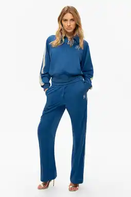Wehkamp Fifth House regular highwaist gestreepte broek blauw aanbieding