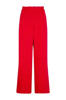 Wehkamp Morgan wide leg highwaist pantalon rood aanbieding