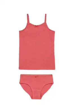Wehkamp WE Fashion hemd + slip roze aanbieding