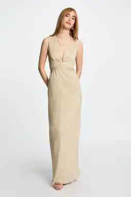 Wehkamp Morgan maxi jurk met glitter goud aanbieding