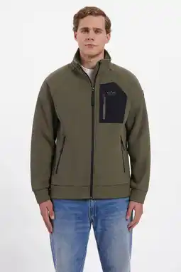 Wehkamp Kjelvik fleece vest Daley groen aanbieding