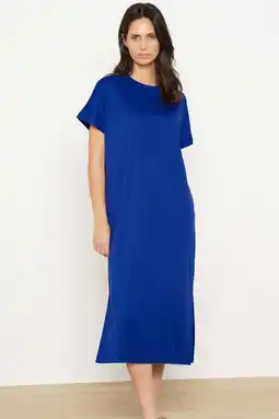 Wehkamp LOLALIZA zomerjurk blauw aanbieding