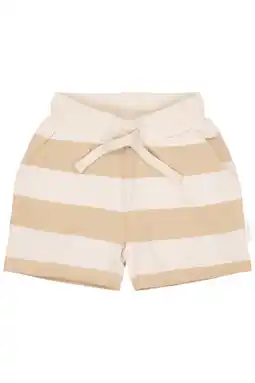 Wehkamp Little Dutch gestreepte sweatshort zand aanbieding