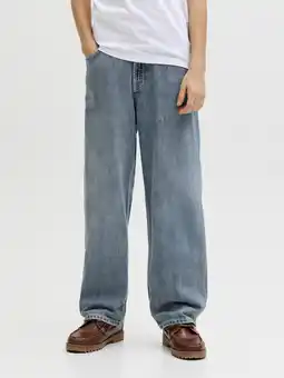 Wehkamp JACK & JONES JUNIOR baggy jeans medium blue denim aanbieding