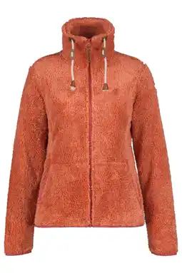 Wehkamp Icepeak teddy fleece vest Colony koraalroze aanbieding