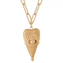 Wehkamp Label Kiki gold plated ketting Eye of Love aanbieding