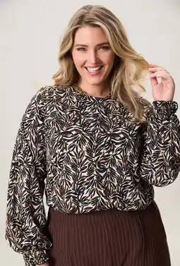 Wehkamp Miss Etam Plus top ecru aanbieding