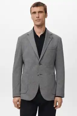 Wehkamp Mango Man colbert grijs aanbieding