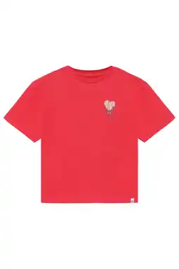 Wehkamp Noppies kids T-shirt met backprint rood aanbieding