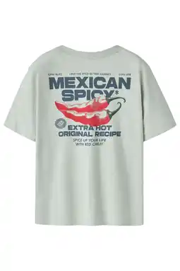 Wehkamp NAME IT KIDS T-shirt met backprint lichtblauw aanbieding