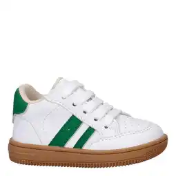 Wehkamp Nelson Kids sneakers wit/groen aanbieding