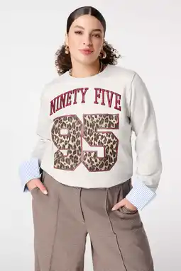 Wehkamp MS Mode sweater ecru aanbieding
