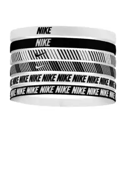 Wehkamp Nike haarbandjes Flex Classic Printed -set van 6 zwart/wit aanbieding