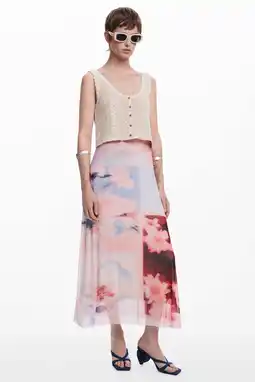 Wehkamp Desigual zomerjurk lichtroze aanbieding