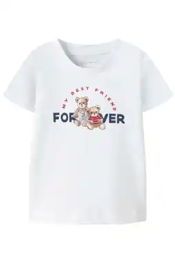 Wehkamp NAME IT BABY T-shirt wit aanbieding