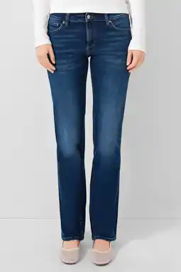 Wehkamp QS flared jeans dark blue denim aanbieding