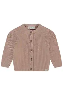 Wehkamp Babyface vest oudroze grof gebreid aanbieding