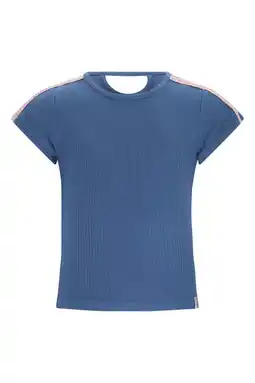 Wehkamp NONO T-shirt blauw rib gebreid aanbieding