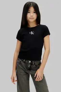 Wehkamp Calvin Klein T-shirt zwart aanbieding