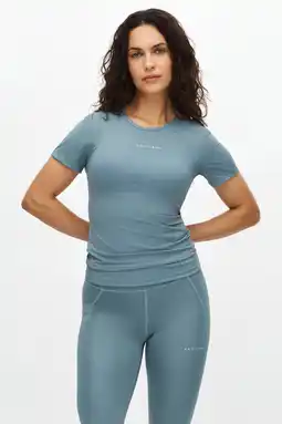 Wehkamp Rohnisch sport T-shirt Jacquard blauw aanbieding