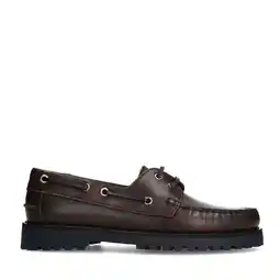 Wehkamp Sacha leren bootschoenen bruin aanbieding