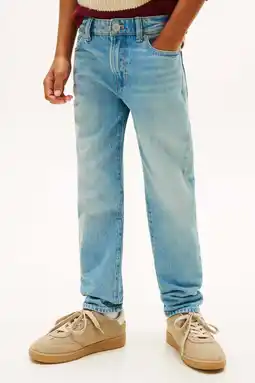 Wehkamp Tommy Hilfiger straight leg jeans light blue denim aanbieding