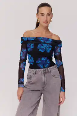 Wehkamp HARPER & YVE gebloemde top zwart aanbieding