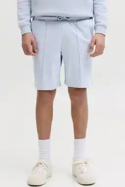 Wehkamp JACK & JONES JUNIOR sweatshort lichtblauw aanbieding